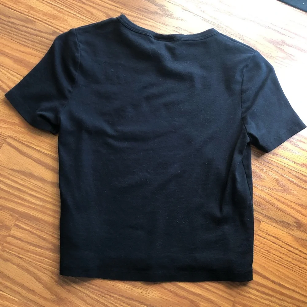 Topshop Cropped Tee - Picture 2 of 3